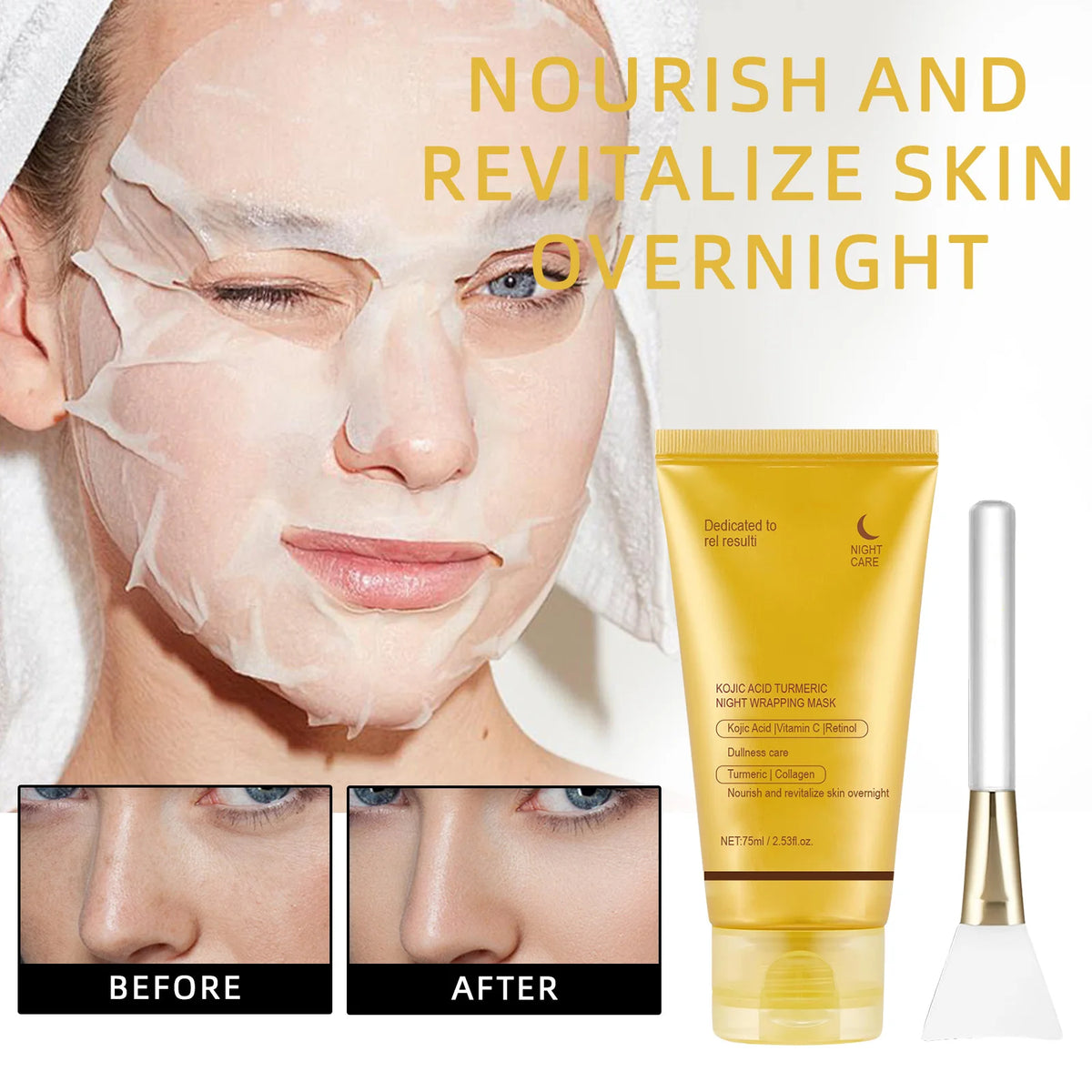 Kojic Acid Turmeric Night Mask